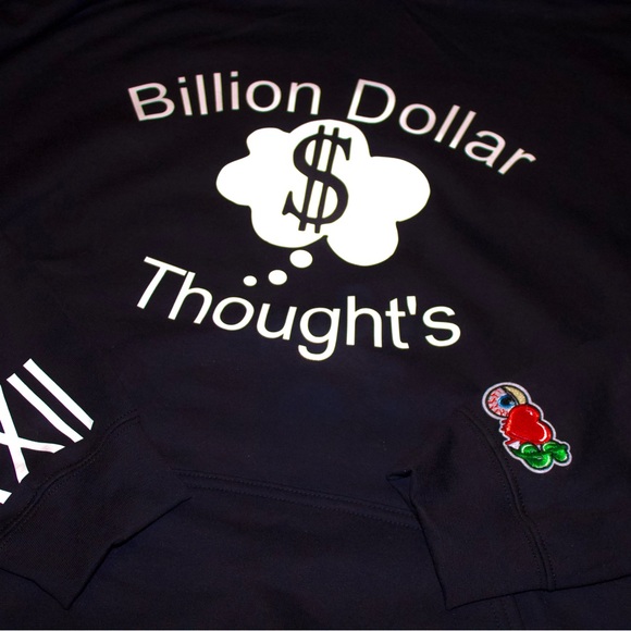 Custom Billion Dollar Thought’s Hoodies - Picture 4 of 6